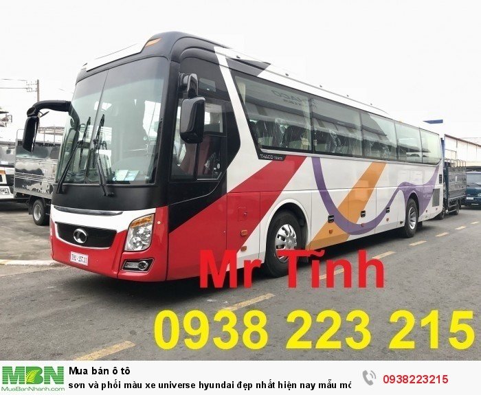 Sơn và phối màu xe Universe Hyundai đẹp nhất hiện nay mẫu mới tại Việt Nam