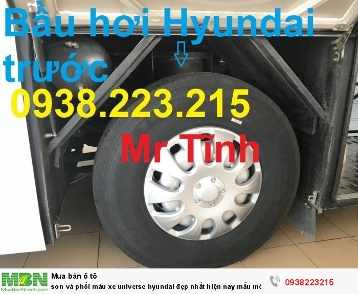 Sơn và phối màu xe Universe Hyundai đẹp nhất hiện nay mẫu mới tại Việt Nam