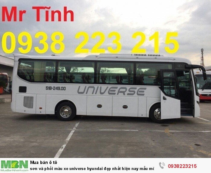 Sơn và phối màu xe Universe Hyundai đẹp nhất hiện nay mẫu mới tại Việt Nam