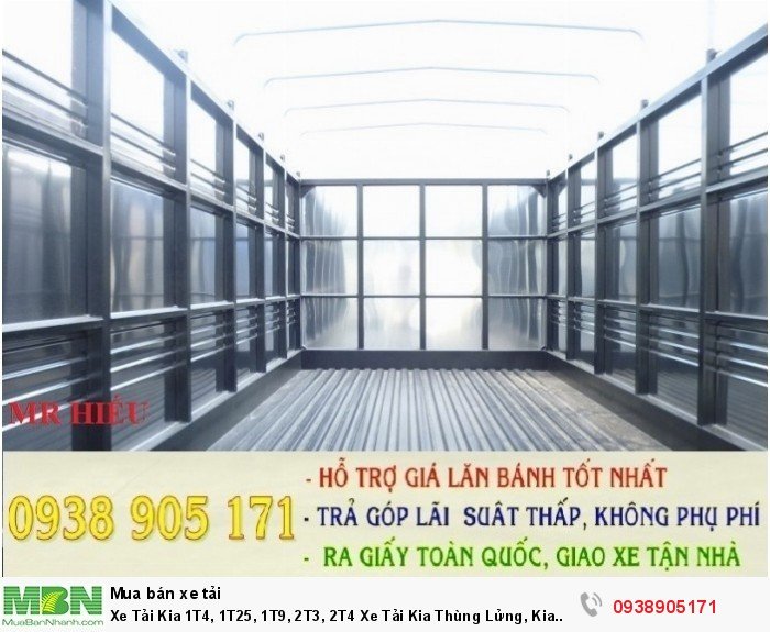 Xe Tải Kia 1T4, 1T25, 1T9, 2T3, 2T4 Xe Tải Kia Thùng Lửng, Kia Thùng Mui Bạt, Kia Thùng Kín, Kia Bửng Nâng, Giao Xe Toàn Quốc