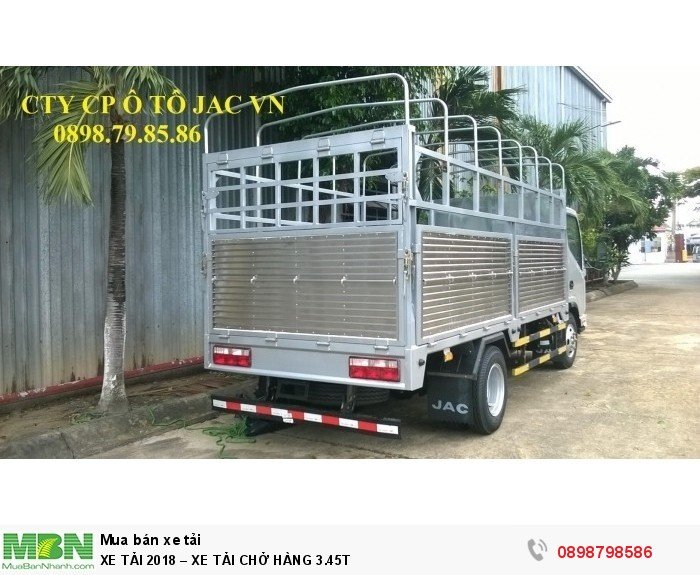 XE TẢI 2018 – XE TẢI CHỞ HÀNG 3.45T