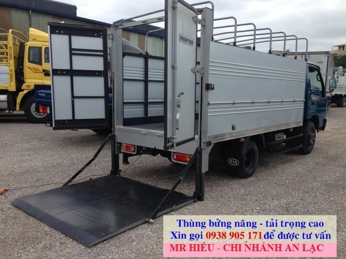 Xe tải bửng nâng - xe tải kia k165s bửng nâng tải 1800 KG xe mới đời 2017