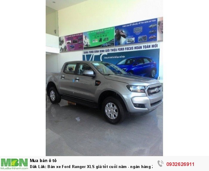 Dăk Lăk: Bán xe Ford Ranger XLS giá tốt cuối năm - ngân hàng 24h.