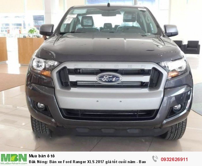 Đăk Nông: Bán xe Ford Ranger XLS 2017 giá tốt cuối năm - Bao đậu hồ sơ ngân hàng