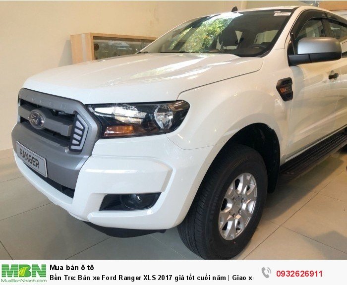 Bến Tre: Bán xe Ford Ranger XLS 2017 giá tốt cuối năm | Giao xe trong tuần