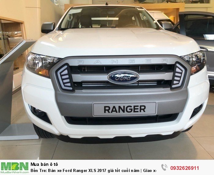 Bến Tre: Bán xe Ford Ranger XLS 2017 giá tốt cuối năm | Giao xe trong tuần