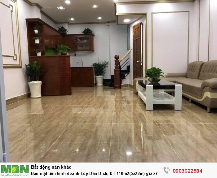 Bán mặt tiền kinh doanh Lũy Bán Bích, DT 140m2(5x28m)