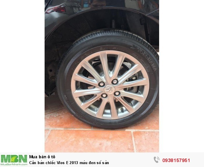 Cần bán chiếc Vios E 2013 màu đen số sàn