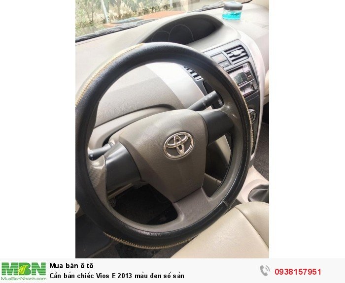 Cần bán chiếc Vios E 2013 màu đen số sàn