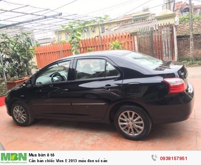 Cần bán chiếc Vios E 2013 màu đen số sàn
