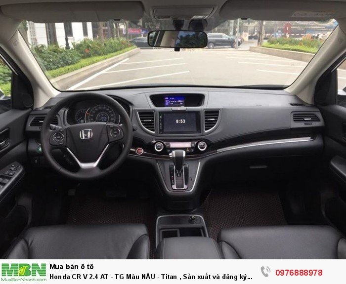 Honda CR V 2.4 AT - TG Màu NÂU - Titan , Sản xuất và đăng ký tháng 10/2017
