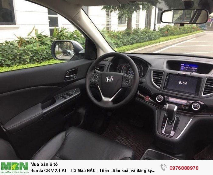 Honda CR V 2.4 AT - TG Màu NÂU - Titan , Sản xuất và đăng ký tháng 10/2017