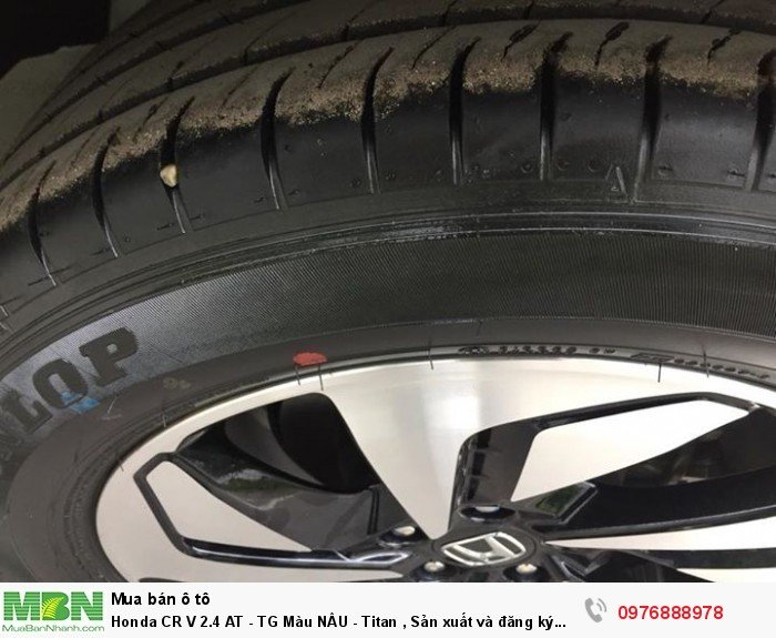 Honda CR V 2.4 AT - TG Màu NÂU - Titan , Sản xuất và đăng ký tháng 10/2017