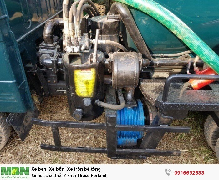 Xe hút chất thải 2 khối Thaco Forland