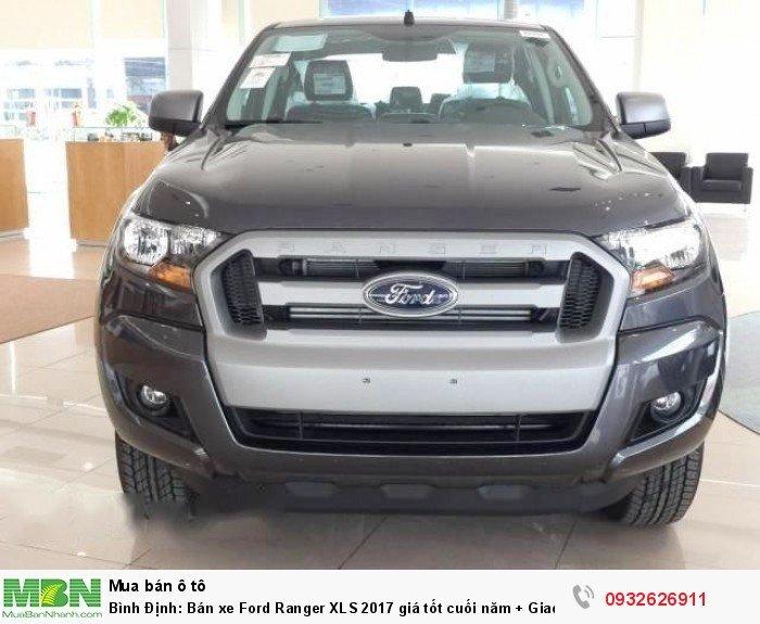 Bình Định: Bán xe Ford Ranger XLS 2017 giá tốt cuối năm + Giao xe trong tuần