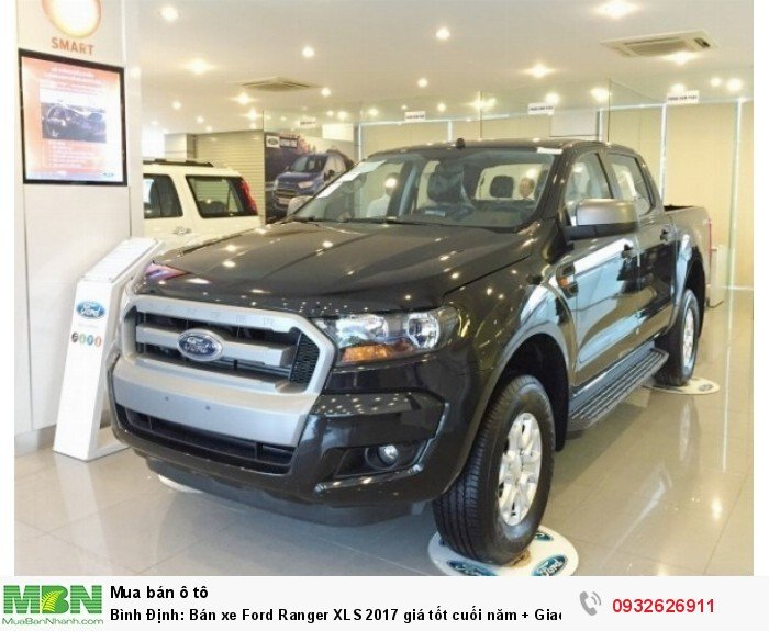 Bình Định: Bán xe Ford Ranger XLS 2017 giá tốt cuối năm + Giao xe trong tuần