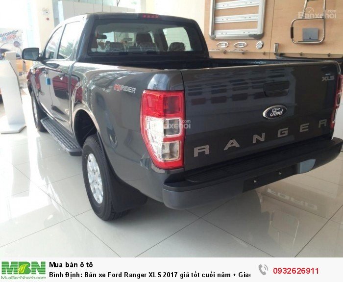 Bình Định: Bán xe Ford Ranger XLS 2017 giá tốt cuối năm + Giao xe trong tuần