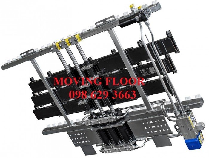 Moving floor, Walking floor traler, sàn trượt trên xe tải