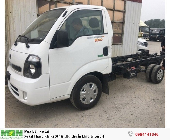 Xe tải Thaco Kia K200 1t9 tiêu chuẩn khí thải euro 4