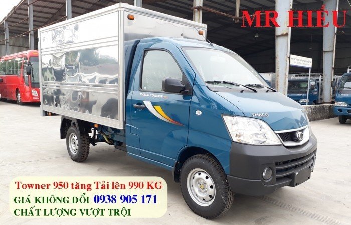 Tặng 100% phí trước bạ xe Towner990/ Giá xe tải nhỏ máy xăng 990kg/ Xe tải nhẹ 1 tấn giá tốt