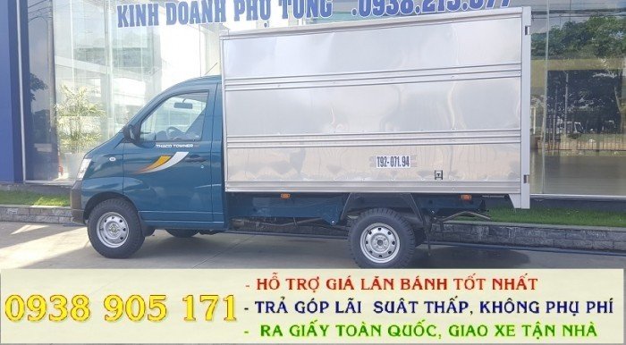 Tặng 100% phí trước bạ xe Towner990/ Giá xe tải nhỏ máy xăng 990kg/ Xe tải nhẹ 1 tấn giá tốt
