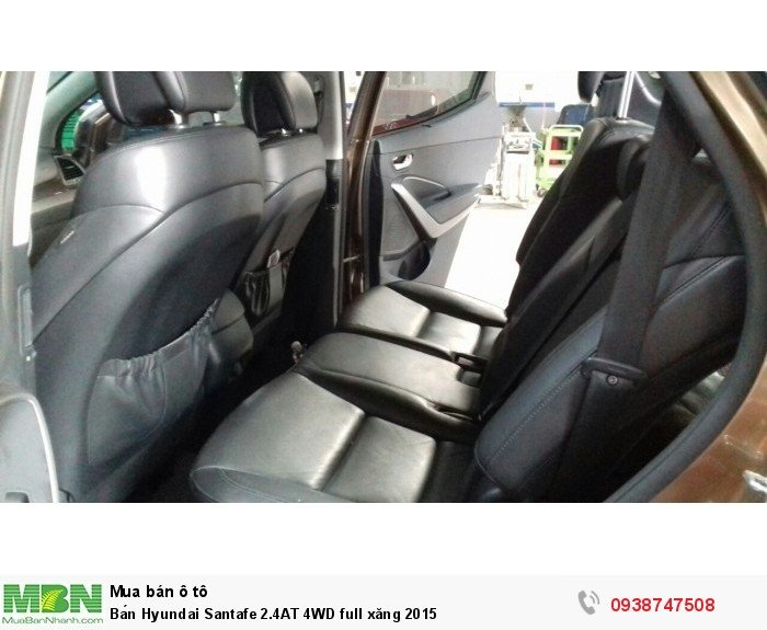 Bán Hyundai Santafe 2.4AT 4WD full xăng 2015