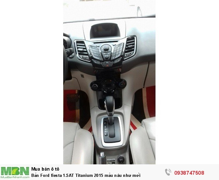 Bán Ford fiesta 1.5AT Titanium 2015 màu nâu như mới