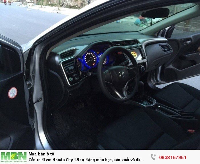 Cần ra đi em Honda City 1.5 tự động màu bạc, sản xuất và đk cuối 2015
