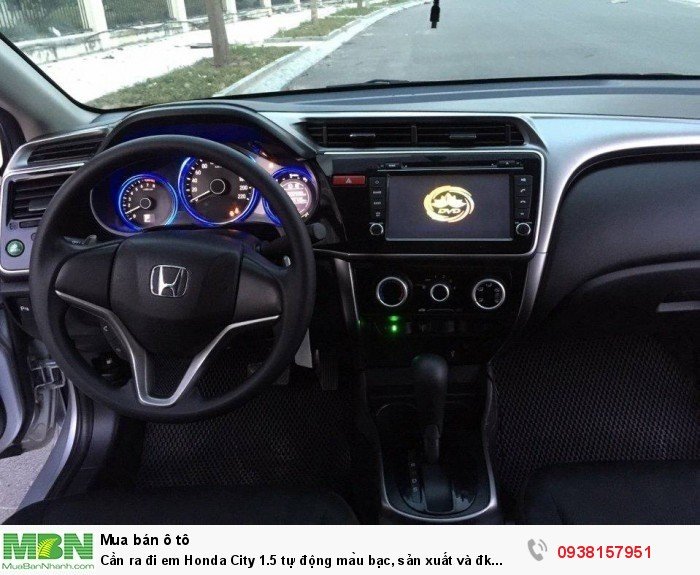 Cần ra đi em Honda City 1.5 tự động màu bạc, sản xuất và đk cuối 2015