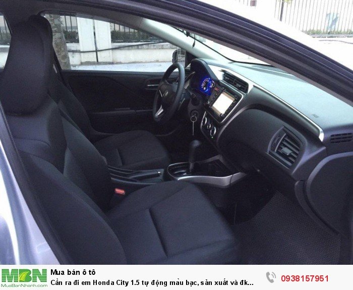 Cần ra đi em Honda City 1.5 tự động màu bạc, sản xuất và đk cuối 2015