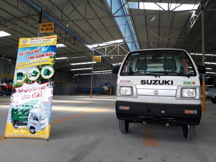Xe tải Suzuki chở rác ,xe chở rác