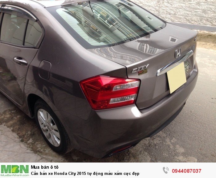 Cần bán xe Honda City 2015 tự động màu xám cực đẹp