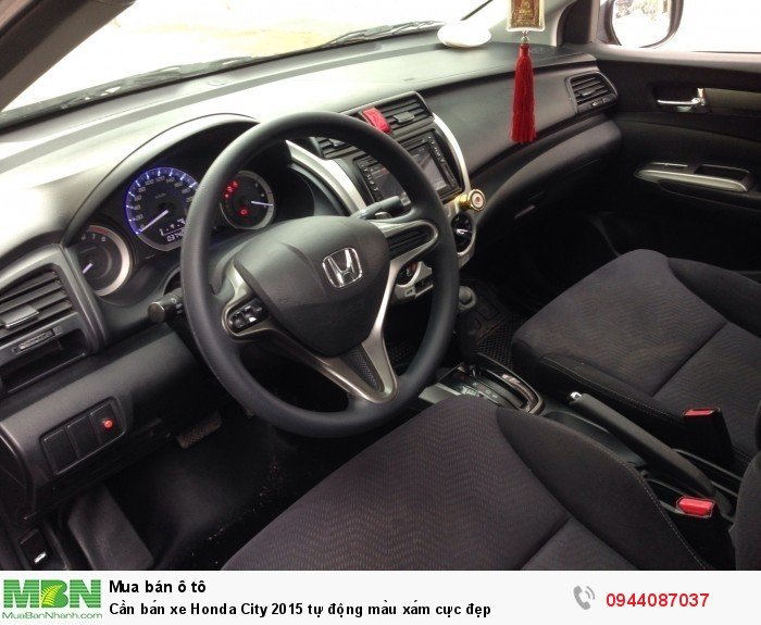 Cần bán xe Honda City 2015 tự động màu xám cực đẹp