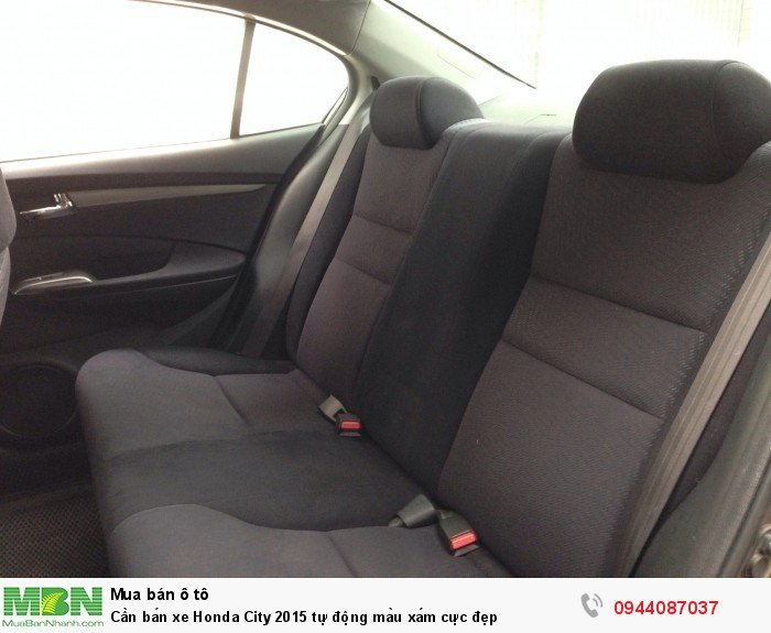 Cần bán xe Honda City 2015 tự động màu xám cực đẹp