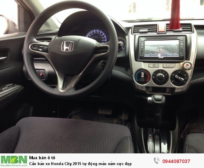 Cần bán xe Honda City 2015 tự động màu xám cực đẹp