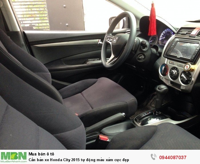 Cần bán xe Honda City 2015 tự động màu xám cực đẹp