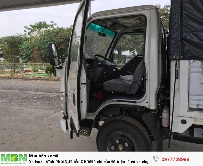 Xe Isuzu Vĩnh Phát 3,49 tấn QHR650 chỉ cần 50 triệu là có xe chạy