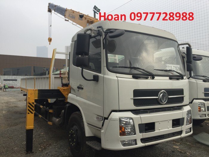 Xe Dongfeng B170 gắn cẩu Soosan SCS 524 6 tấn 4 đốt