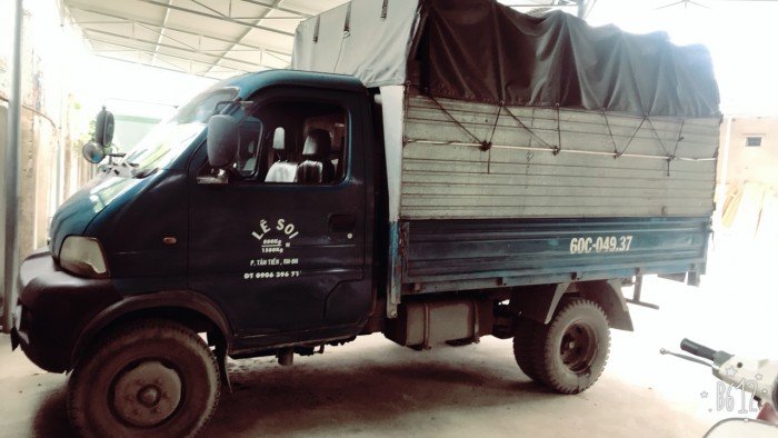 Bán Xe tải 500kg - dưới 1 tấn năm 2008, màu xanh lam chuyên giao hàng