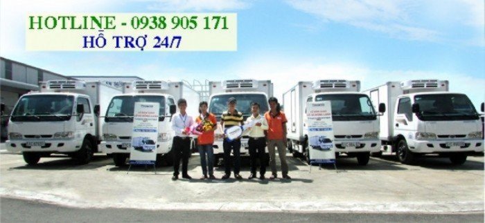 Xe tải đông lạnh 2000 tấn KIA K165s, xe mới đời 2017. Hỗ trợ ra số giao xe toàn quốc, trả góp thủ tục đơn giản