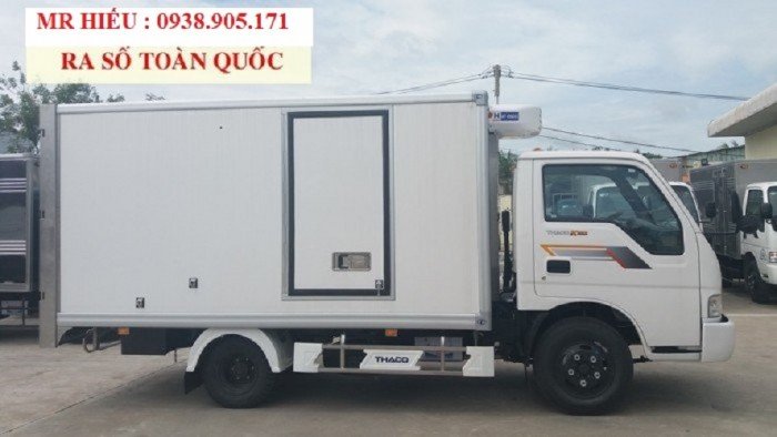 Xe tải đông lạnh 2000 tấn KIA K165s, xe mới đời 2017. Hỗ trợ ra số giao xe toàn quốc, trả góp thủ tục đơn giản