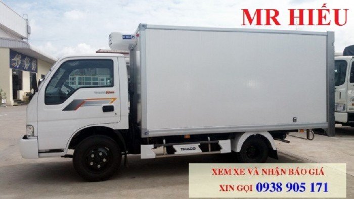 Xe tải đông lạnh 2000 tấn KIA K165s, xe mới đời 2017. Hỗ trợ ra số giao xe toàn quốc, trả góp thủ tục đơn giản