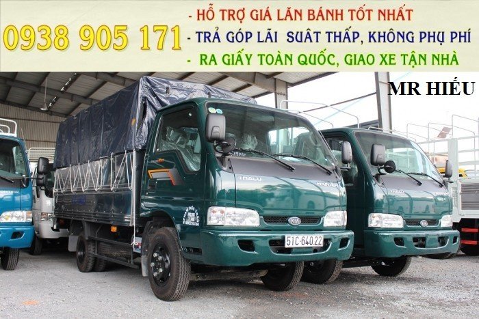 Xe tải 1t25, kia k2700ii (frontier 125), không hạ tải khi lên thùng