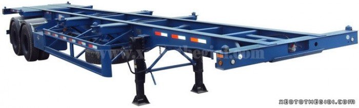 TT60 TR- Giao ngay Rơ mooc xương Doosung 2trục, 20ft, tải 30tấn. Nhiều màu - Giá rẻ