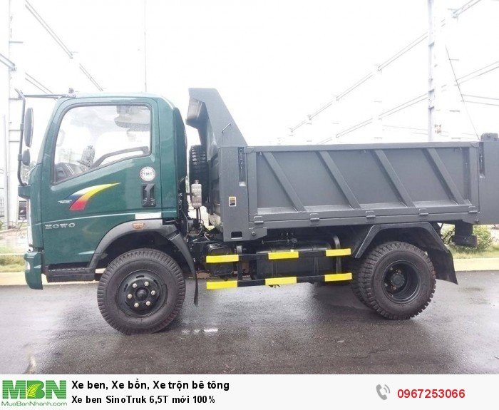 Xe ben SinoTruk 6,5T mới 100%