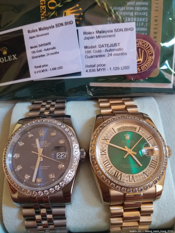 Rolex Malaysia, Omega, Tissot Thụy Sỹ fullbox 917USD giảm còn 255USD - 6