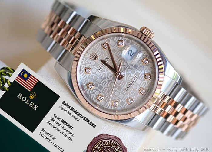 Rolex Malaysia, Omega, Tissot Thụy Sỹ fullbox 917USD giảm còn 255USD - 16