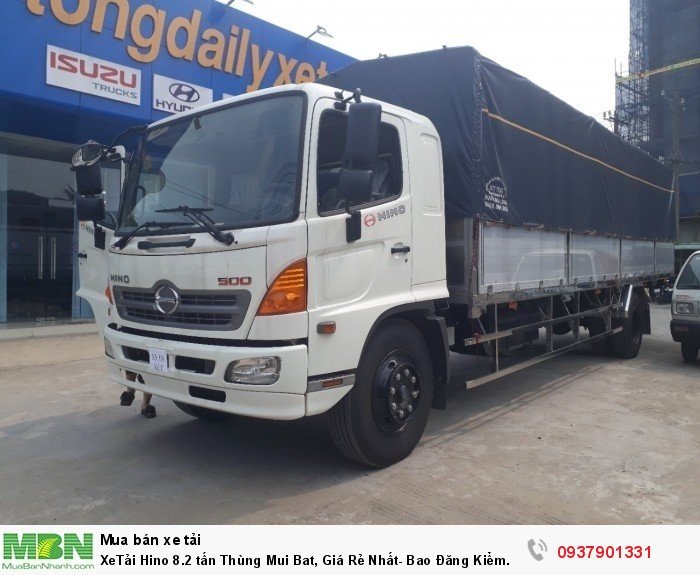 Xe Tải Hino 8.2 Tấn Trả góp 90% - Giao Xe Ngay.