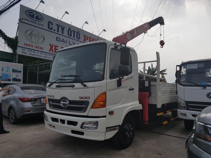 Bán Xe tải Hino gắn cẩu Unic 340