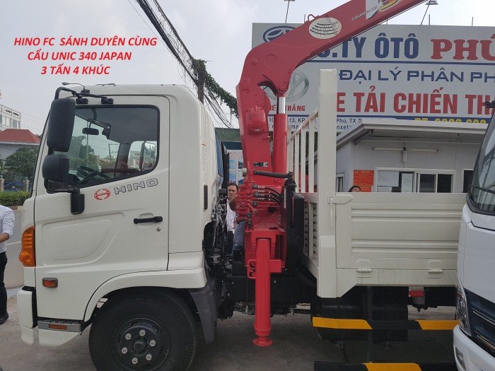 Bán Xe tải Hino gắn cẩu Unic 340